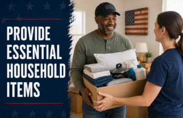 Essential household items for a veteran moving into permanent housing