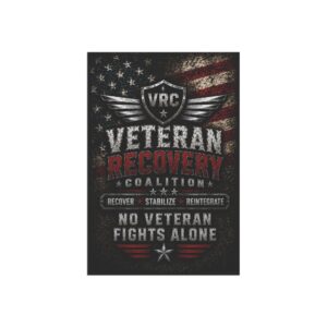 ‘No Veteran Fights Alone’ Outdoor Garden Banner